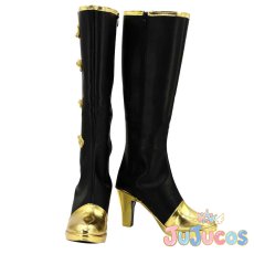 画像2: 星空凛　チャイナドレス編　覚醒後　コスプレ靴　ラブライブ! School idol project　コスプレブーツ　JUJUcosplay (2)