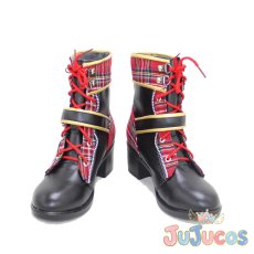 画像2: ポムフィオーレ寮　エペル・フェルミエ　Epel Felmier　コスプレ靴　ツイステッドワンダーランド　コスプレブーツ　JUJUcosplay (2)