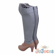 画像4: レム・ガレウ　コスプレ靴　異世界魔王と召喚少女の奴隷魔術　コスプレブーツ　JUJUcosplay (4)