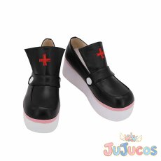 画像2: 十文字アタリ　コスプレ靴　#コンパス 戦闘摂理解析システム　コスプレブーツ　JUJUcosplay (2)