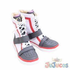 画像4: ハーツラビュル寮　デュース・スペード　Deuce Spade　トレイ・クローバー　Trey Clover　寮服　コスプレ靴　ツイステッドワンダーランド　コスプレブーツ　JUJUcosplay (4)