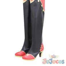 画像3: ハーツラビュル寮　リドル・ローズハート　Riddle Rosehearts　コスプレ靴　ツイステッドワンダーランド　コスプレブーツ　JUJUcosplay (3)