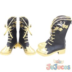 画像1: ポムフィオーレ寮　ルーク・ハント　Rook Hunt　白雪姫　コスプレ靴　ツイステッドワンダーランド　コスプレブーツ　JUJUcosplay (1)