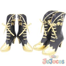 画像1: ポムフィオーレ寮　ヴィル・シェーンハイト　Vil Schoenheit　白雪姫　コスプレ靴　ツイステッドワンダーランド　コスプレブーツ　JUJUcosplay (1)