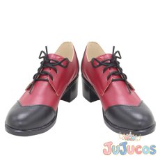 画像2: ハーツラビュル寮　リドル・ローズハート　Riddle Rosehearts　制服（R）　コスプレ靴　ツイステッドワンダーランド　コスプレブーツ　JUJUcosplay (2)