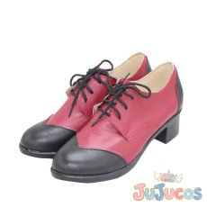 画像3: ハーツラビュル寮　リドル・ローズハート　Riddle Rosehearts　制服（R）　コスプレ靴　ツイステッドワンダーランド　コスプレブーツ　JUJUcosplay (3)