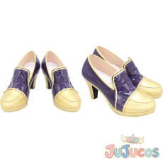 画像1: ハーツラビュル寮　リドル・ローズハート　Riddle Rosehearts　式典服（SR）　コスプレ靴　ツイステッドワンダーランド　コスプレブーツ　JUJUcosplay (1)