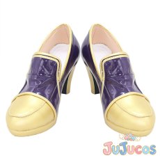 画像2: ハーツラビュル寮　リドル・ローズハート　Riddle Rosehearts　式典服（SR）　コスプレ靴　ツイステッドワンダーランド　コスプレブーツ　JUJUcosplay (2)