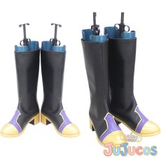 画像1: オクタヴィネル寮　フロイド・リーチ　Floyd Leech　式典服（SR）　コスプレ靴　ツイステッドワンダーランド　コスプレブーツ　JUJUcosplay (1)