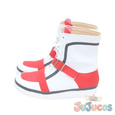 画像3: ハーツラビュル寮　エース・トラッポラ　Ace Trappola　寮服　コスプレ靴　ツイステッドワンダーランド　コスプレブーツ　JUJUcosplay (3)