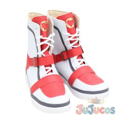 画像4: ハーツラビュル寮　エース・トラッポラ　Ace Trappola　寮服　コスプレ靴　ツイステッドワンダーランド　コスプレブーツ　JUJUcosplay (4)