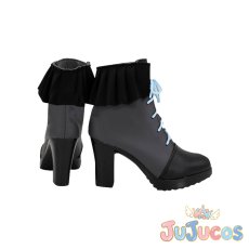 画像4: VTuber　潤羽るしあ　コスプレ靴　バーチャルYouTuber　コスプレブーツ　JUJUcosplay (4)