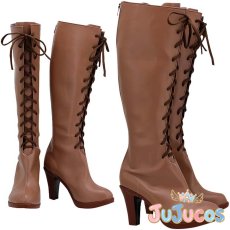 画像1: カタリナ・クラエス　コスプレ靴　乙女ゲームの破滅フラグしかない悪役令嬢に転生してしまった…　コスプレブーツ　JUJUcosplay (1)