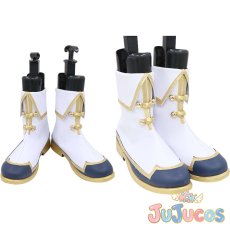 画像1: VTuber　湊あくあ　コスプレ靴　バーチャルYouTuber　コスプレブーツ　JUJUcosplay (1)