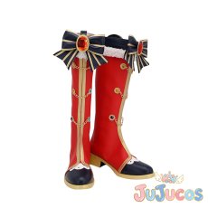 画像2: ハッピーワールド!　スマイルシーカー！/2周年　弦巻こころ　松原花音　瀬田薫　北沢はぐみ　コスプレ靴　BanG Dream!（バンドリ！）　コスプレブーツ　JUJUcosplay (2)