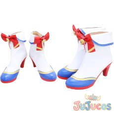 画像1: 閃光☆HANABI団　高山紗代子　高坂海美　福田のり子　横山奈緒　佐竹美奈子　コスプレ靴　THE IDOLM@STER MILLION LIVE!　コスプレブーツ　JUJUcosplay (1)