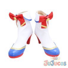 画像2: 閃光☆HANABI団　高山紗代子　高坂海美　福田のり子　横山奈緒　佐竹美奈子　コスプレ靴　THE IDOLM@STER MILLION LIVE!　コスプレブーツ　JUJUcosplay (2)