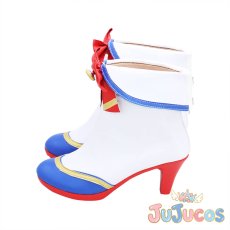 画像4: 閃光☆HANABI団　高山紗代子　高坂海美　福田のり子　横山奈緒　佐竹美奈子　コスプレ靴　THE IDOLM@STER MILLION LIVE!　コスプレブーツ　JUJUcosplay (4)