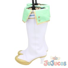 画像3: 渋谷凛　レインボー・カラーズ　コスプレ靴　アイドルマスター シンデレラガールズ　コスプレブーツ　JUJUcosplay (3)