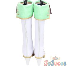 画像4: 渋谷凛　レインボー・カラーズ　コスプレ靴　アイドルマスター シンデレラガールズ　コスプレブーツ　JUJUcosplay (4)