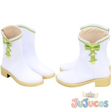 画像1: スクールアイドルフェスティバル　虹ヶ咲学園スクールアイドル同好会　中須 かすみ　コスプレ靴　ラブライブ!　コスプレブーツ　JUJUcosplay (1)