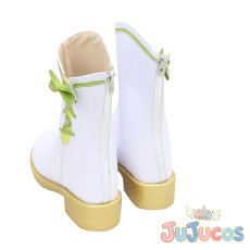 画像4: スクールアイドルフェスティバル　虹ヶ咲学園スクールアイドル同好会　中須 かすみ　コスプレ靴　ラブライブ!　コスプレブーツ　JUJUcosplay (4)