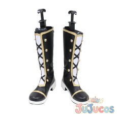 画像2: 優木せつ菜　コスプレ靴　ラブライブ！虹ヶ咲学園スクールアイドル同好会　コスプレブーツ　JUJUcosplay (2)