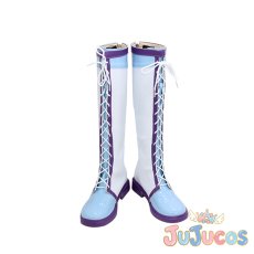 画像2: ハロー、ハッピーワールド!　ハロハピ　弦巻 こころ　瀬田 薫　北沢 はぐみ　松原 花音　ミッシェル　奥沢 美咲　コスプレ靴　BanG Dream!（バンドリ！）　コスプレブーツ　JUJUcosplay (2)