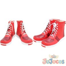 画像1: ハーツラビュル寮　エース・トラッポラ　Ace Trappola　R/制服　コスプレ靴　ツイステッドワンダーランド　コスプレブーツ　JUJUcosplay (1)