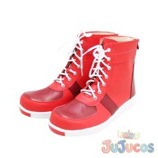 画像3: ハーツラビュル寮　エース・トラッポラ　Ace Trappola　R/制服　コスプレ靴　ツイステッドワンダーランド　コスプレブーツ　JUJUcosplay (3)