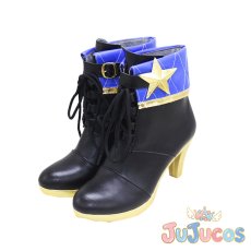 画像4: VTuber　星街すいせい　コスプレ靴　バーチャルYouTuber　コスプレブーツ　JUJUcosplay (4)