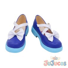 画像2: VTuber　湊あくあ　コスプレ靴　バーチャルYouTuber　コスプレブーツ　JUJUcosplay (2)