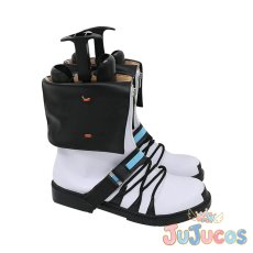 画像4: VTuber　白上フブキ　新衣装　コスプレ靴　バーチャルYouTuber　コスプレブーツ　JUJUcosplay (4)