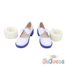 画像2: VTuber　兎田ぺこら　コスプレ靴　バーチャルYouTuber　コスプレブーツ　JUJUcosplay (2)