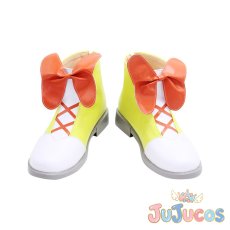 画像2: Aqours 4th Single　未体験HORIZON　津島善子　コスプレ靴　ラブライブ！サンシャイン!!　コスプレブーツ　JUJUcosplay (2)