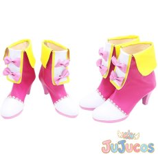 画像1: 星宮いちご　コスプレ靴　アイカツ!　コスプレブーツ　JUJUcosplay (1)