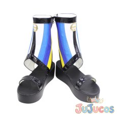 画像2: FGO　水着巴御前(セイバー)　コスプレ靴　Fate/Grand Order　コスプレブーツ　JUJUcosplay (2)