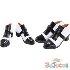 画像1: オクタヴィネル寮　ハロウィン限定衣装　スケアリー・ドレス　アズール・アーシェングロット　Azul Ashengrotto　フロイド・リーチ　Floyd Leech　ジェイド・リーチ　Jade Leech　コスプレ靴　ツイステッドワンダーランド　コスプレブーツ　JUJUcosplay (1)