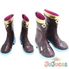 画像1: プリコネ　プリコネR　Princess Connect!　聖テレサ女学院　なかよし部　ユニ　コスプレ靴　プリンセスコネクト!Re:Dive　コスプレブーツ　JUJUcosplay (1)