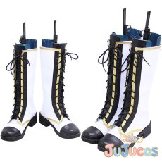 画像1: あんスタ！Music　鳴上嵐　コスプレ靴　あんさんぶるスターズ！　コスプレブーツ　JUJUcosplay (1)