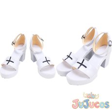 画像1: VTuber　健屋花那　コスプレ靴　バーチャルYouTuber　コスプレブーツ　JUJUcosplay (1)