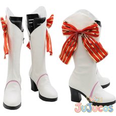 画像1: レム　コスプレ靴　Re:ゼロから始める異世界生活　コスプレブーツ　JUJUcosplay (1)