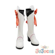 画像2: レム　コスプレ靴　Re:ゼロから始める異世界生活　コスプレブーツ　JUJUcosplay (2)