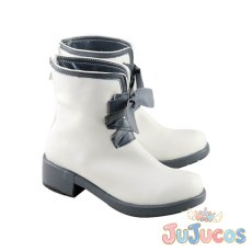 画像3: まおがく　ミーシャ・ネクロン　コスプレ靴　魔王学院の不適合者 ?史上最強の魔王の始祖、転生して子孫たちの学校へ通う?　コスプレブーツ　JUJUcosplay (3)