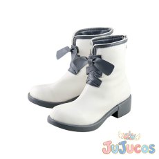 画像4: まおがく　ミーシャ・ネクロン　コスプレ靴　魔王学院の不適合者 ?史上最強の魔王の始祖、転生して子孫たちの学校へ通う?　コスプレブーツ　JUJUcosplay (4)