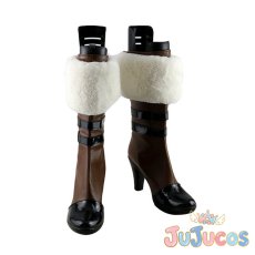 画像2: Vtuber　ホロライブ5期生　雪花ラミィ　コスプレ靴　バーチャルYouTuber　コスプレブーツ　JUJUcosplay (2)