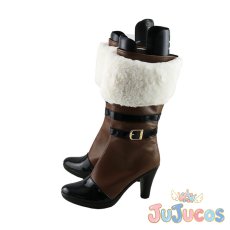 画像3: Vtuber　ホロライブ5期生　雪花ラミィ　コスプレ靴　バーチャルYouTuber　コスプレブーツ　JUJUcosplay (3)