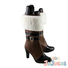 画像4: Vtuber　ホロライブ5期生　雪花ラミィ　コスプレ靴　バーチャルYouTuber　コスプレブーツ　JUJUcosplay (4)