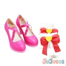 画像3: 星宮いちご　ピンクステージ　コスプレ靴　アイカツ!　コスプレブーツ　JUJUcosplay (3)