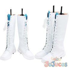 画像1: VTuber　皇女　リゼ・ヘルエスタ　コスプレ靴　バーチャルYouTuber　コスプレブーツ　JUJUcosplay (1)